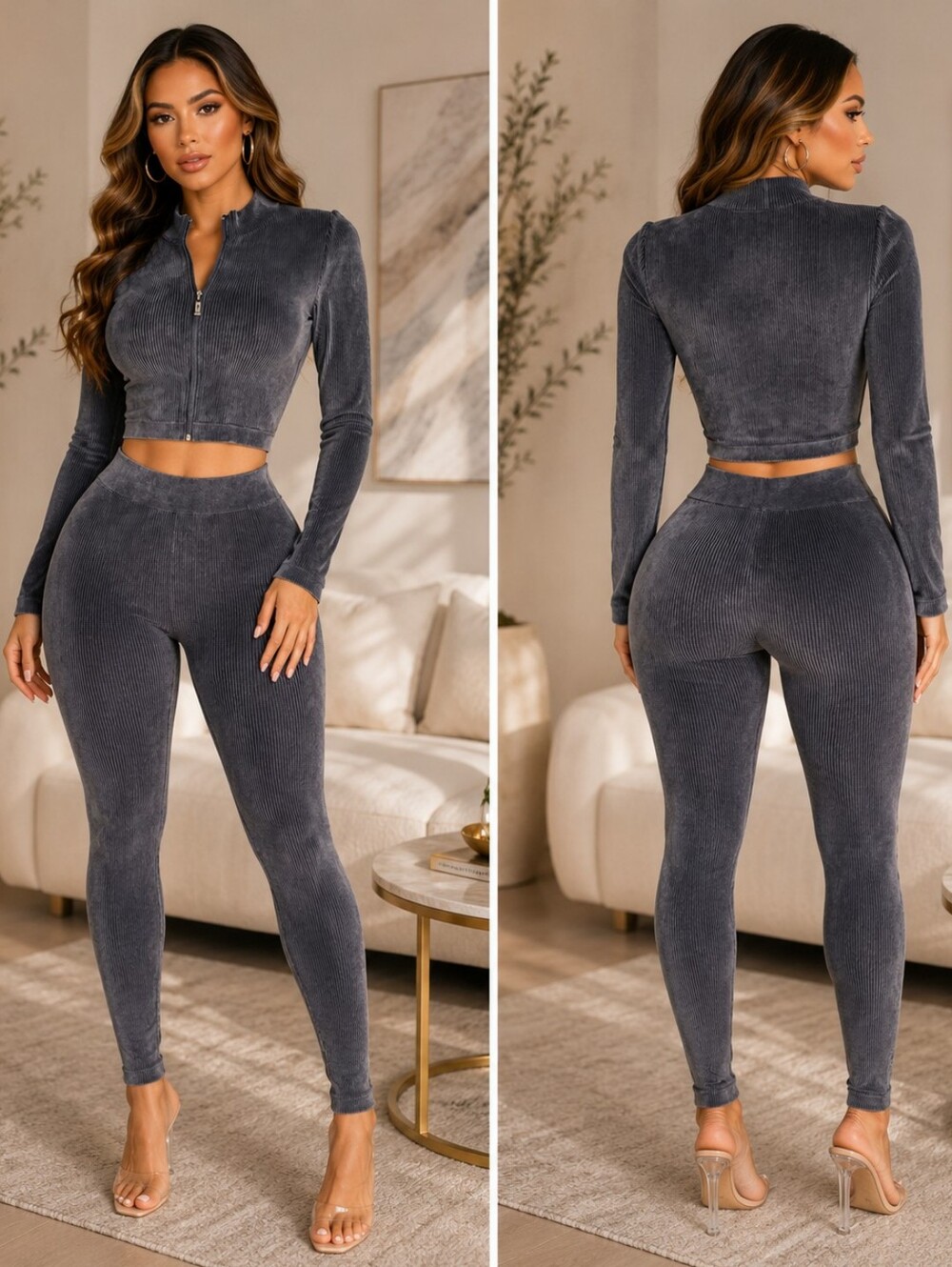 Amal Two-piece Set-Black